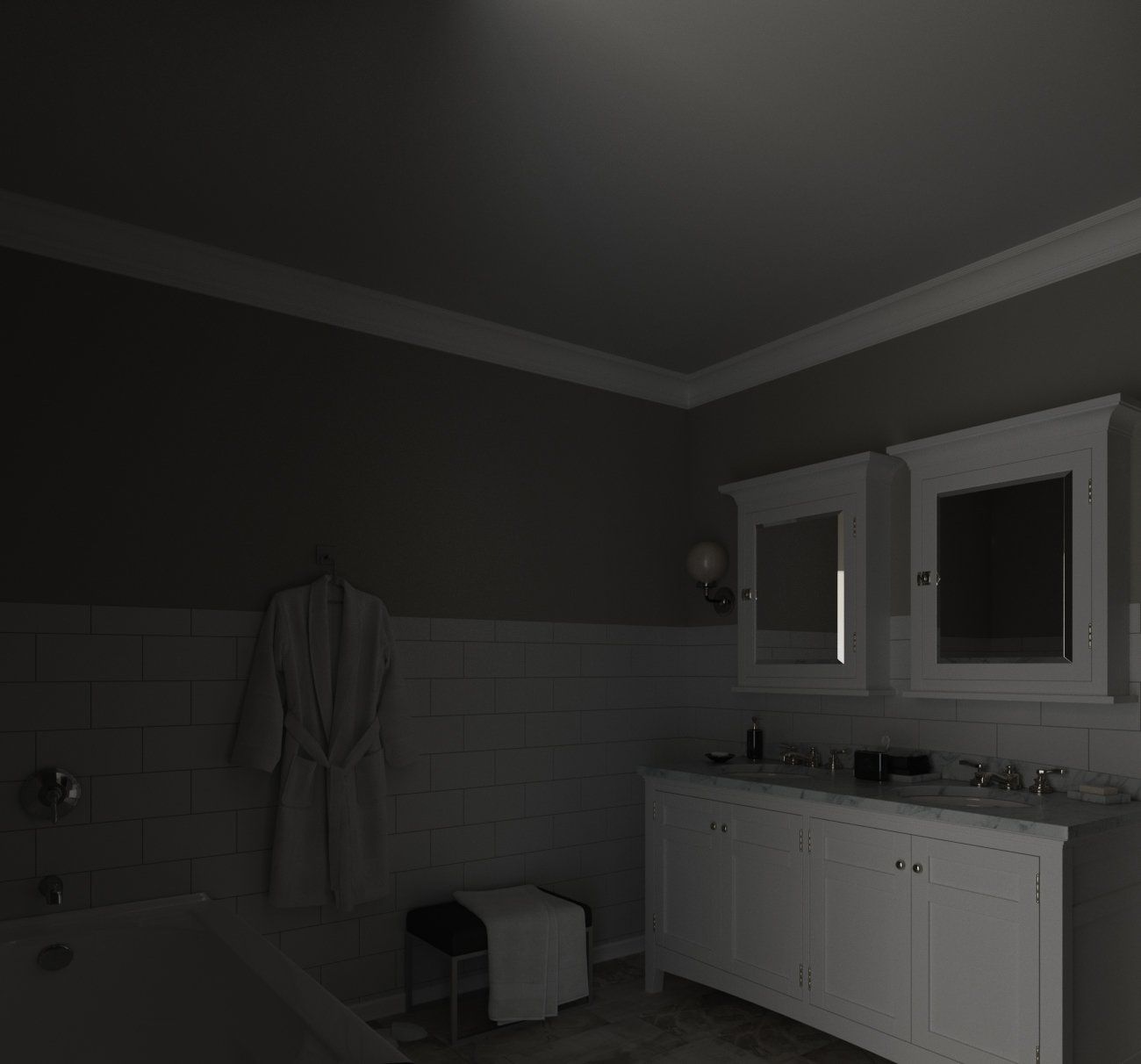 before skylight installation