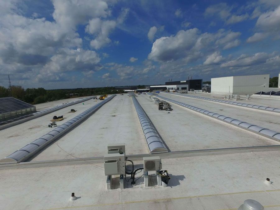 Skylight Installation in College of Dupage by NSS Exteriors
