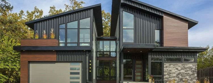 Fabral Metal Wall Panels featured on a Home