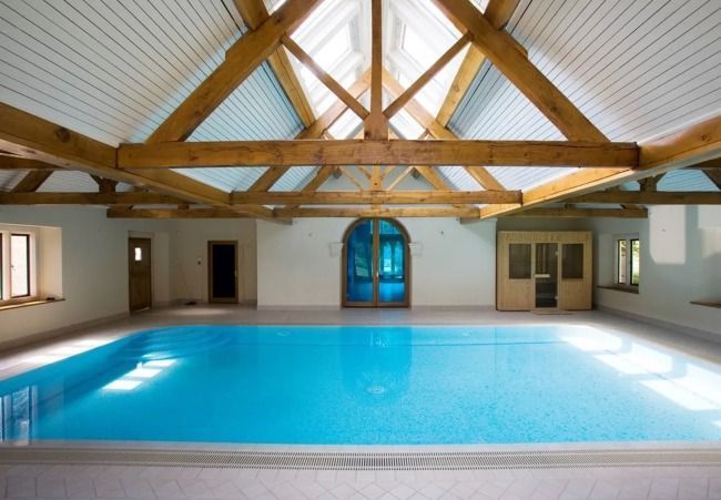 Pool room skylights