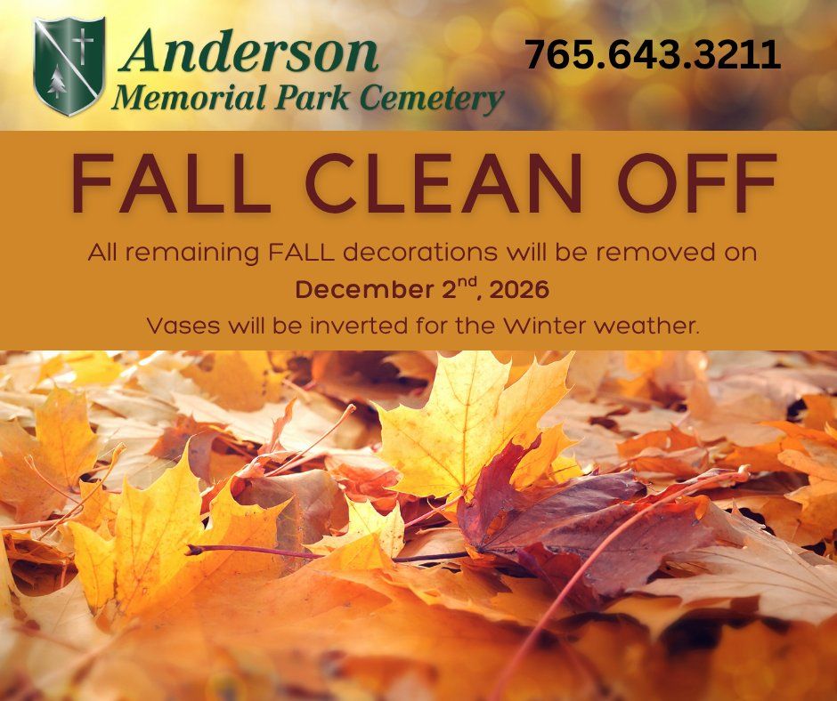 Fall Clean Off