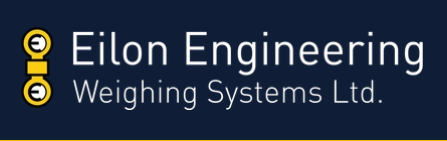Elon Engineering Weighing Systems Ltd. logo with yellow scales icon on a dark blue background