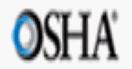 OSHA logo in blue and black text on a white background