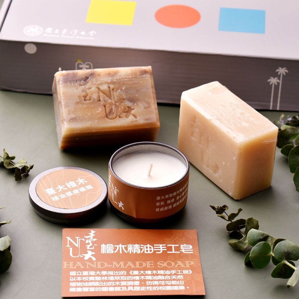 香氛皂燭3入禮盒