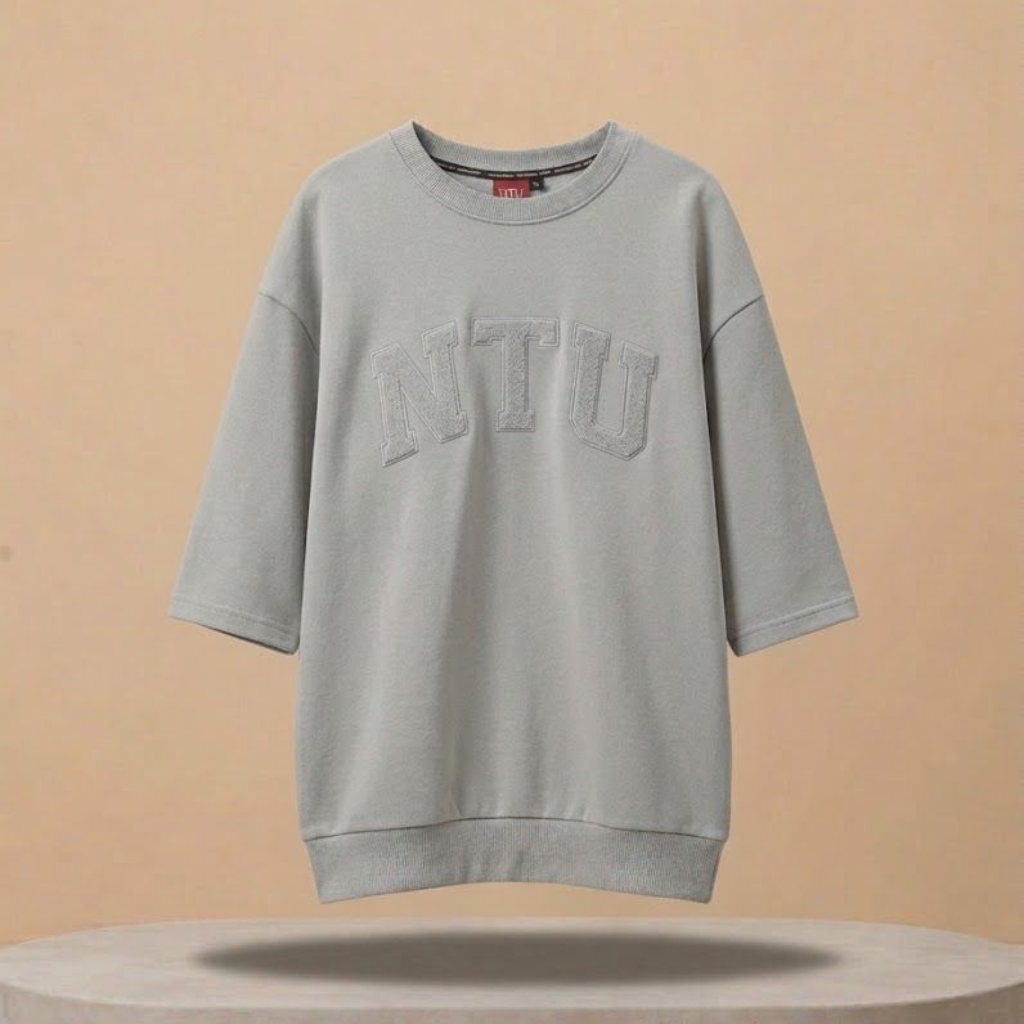 NTU落肩短袖T