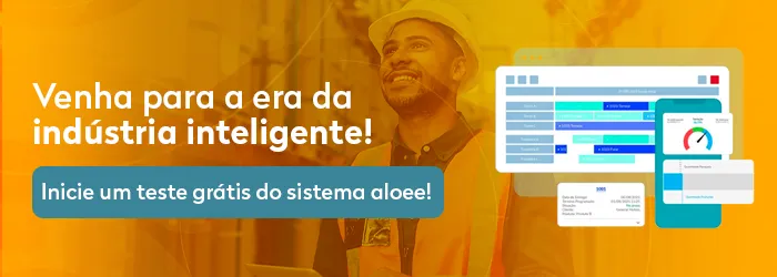 otimização de processos industriais. teste grátis aloee
