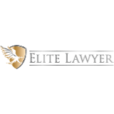 The Elite Lawyer logo is a shield with an eagle on it.