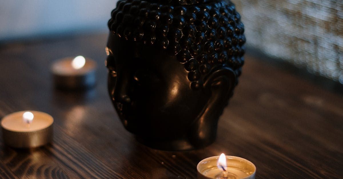 Candles on a table