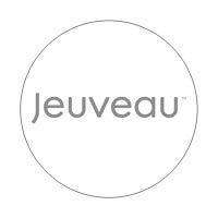 the logo for jeuveau is in a circle on a white background .