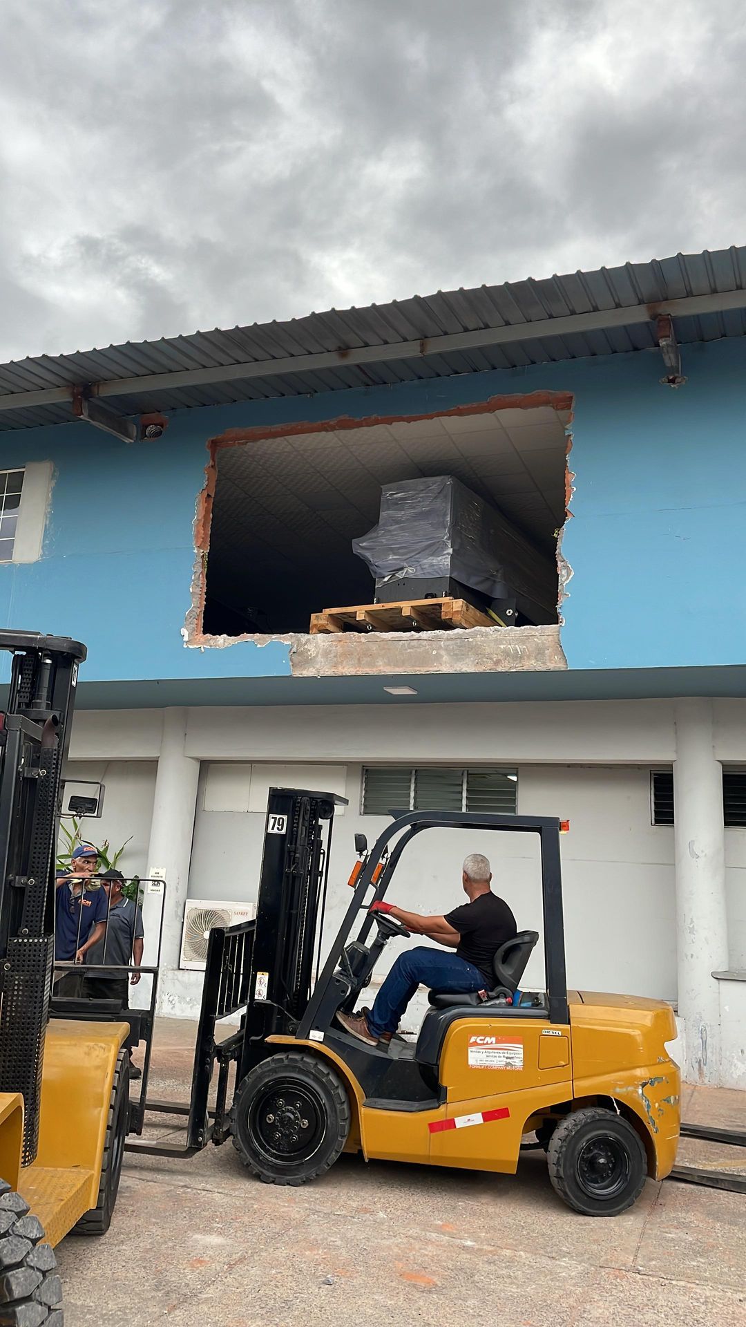 servicio de grúa.