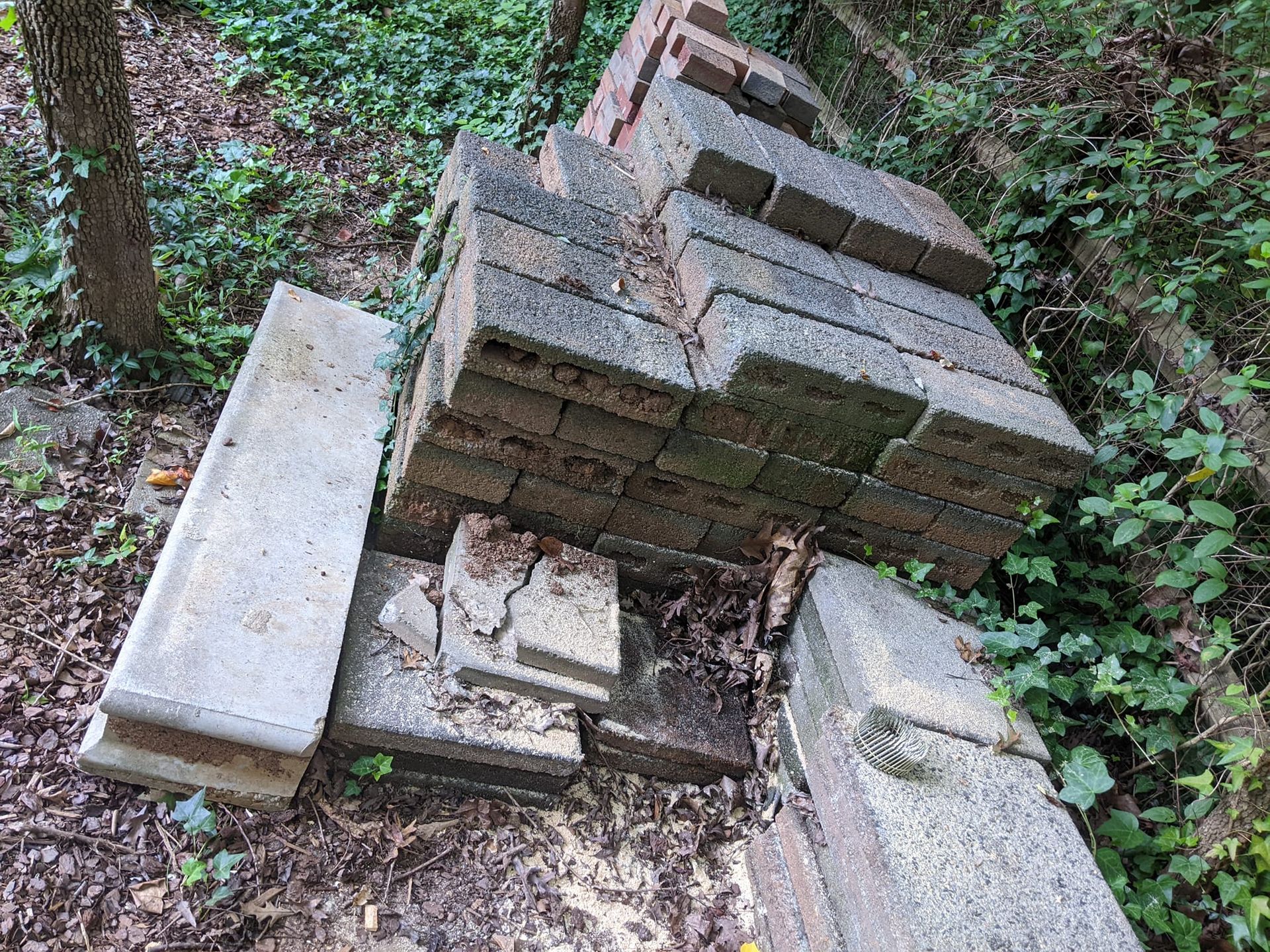 Construction debris clutter