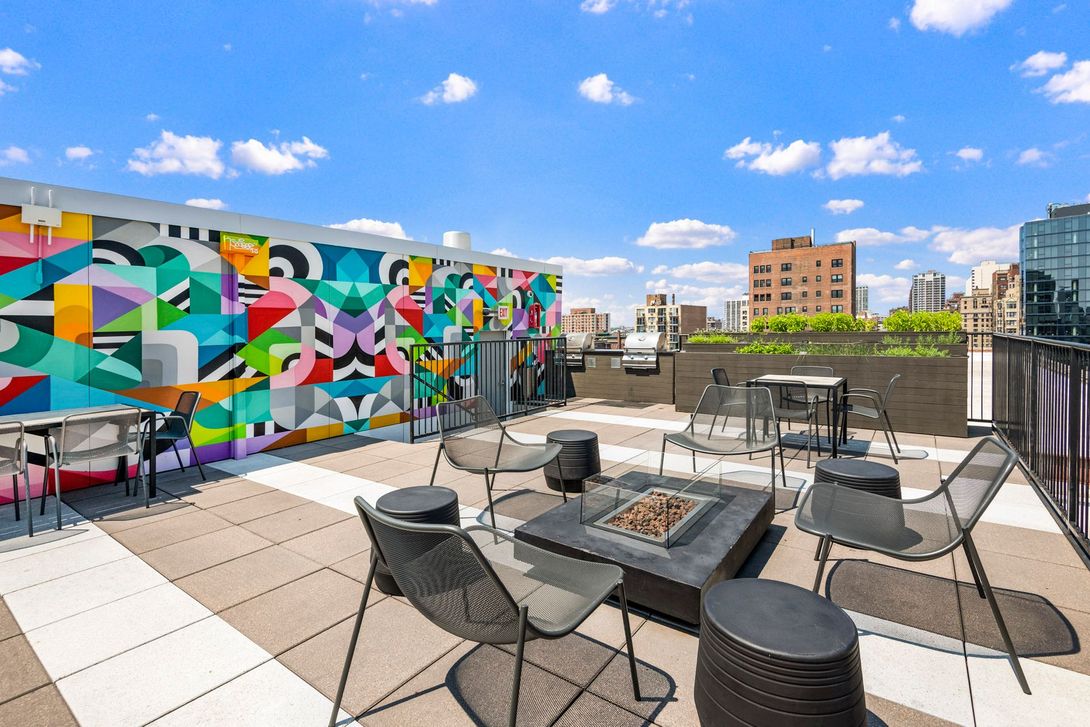 Chairs on Roof Deck