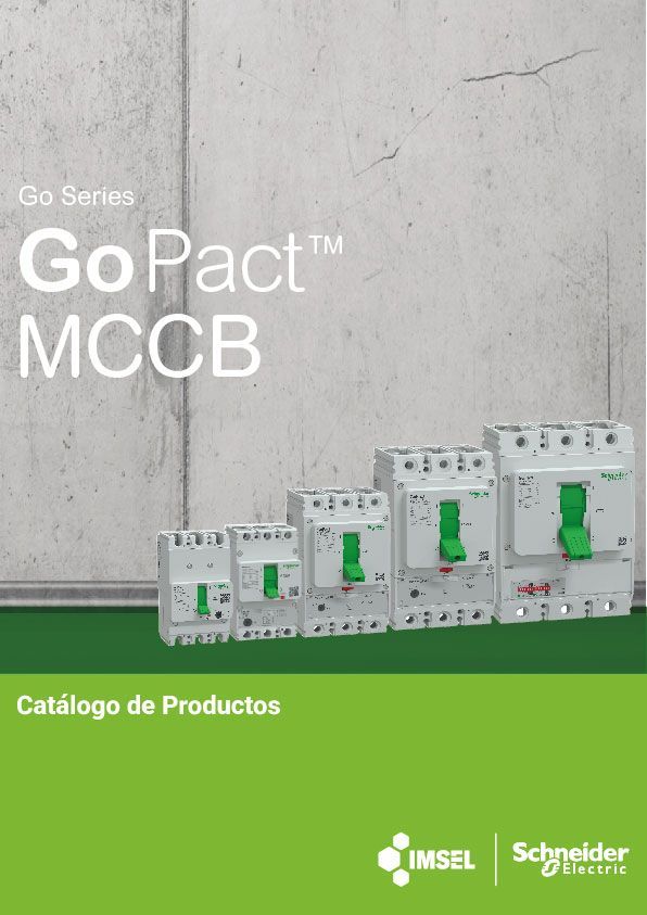 Folleto de la serie Go de Schneider Electric, Go Pact MCCB.