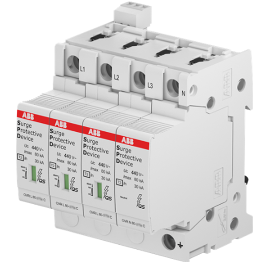 Un dispositivo eléctrico blanco que dice abb.