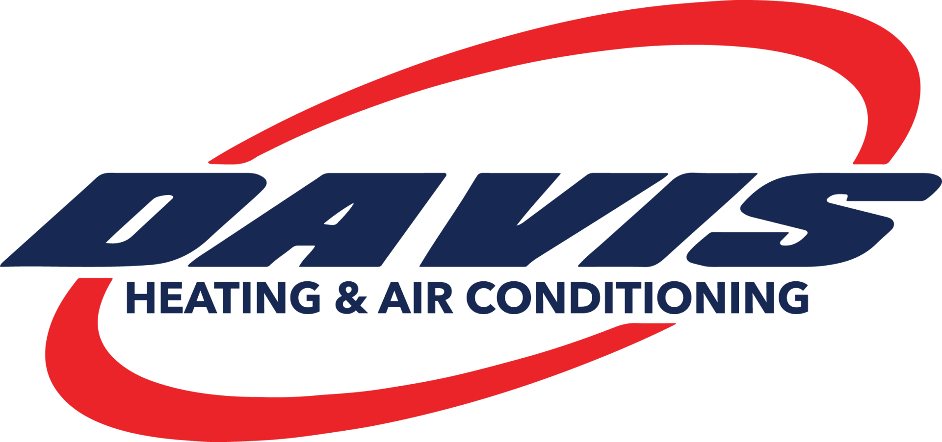 A davis hvac experts logo with a red circle around it