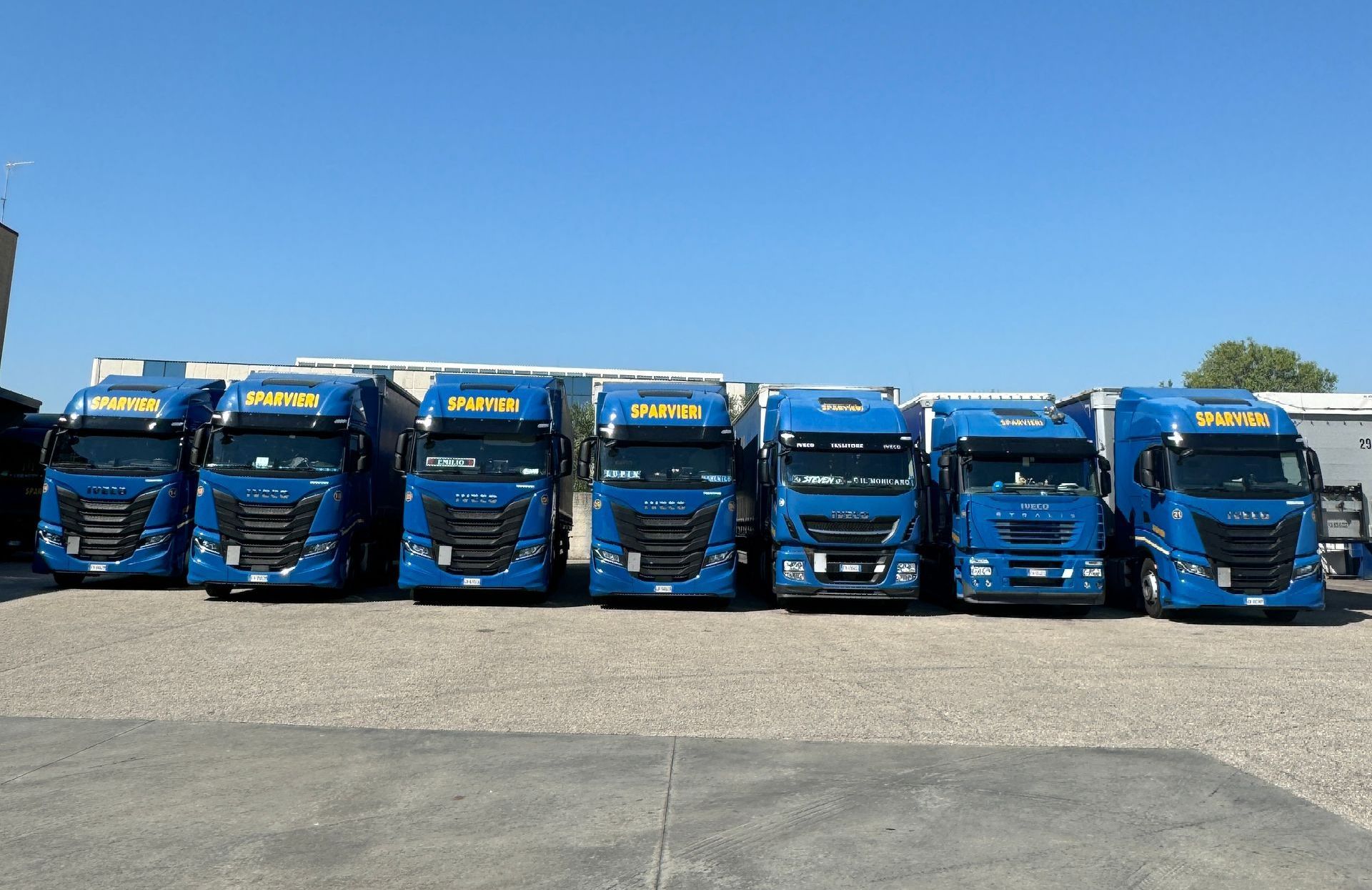 Camion su strada