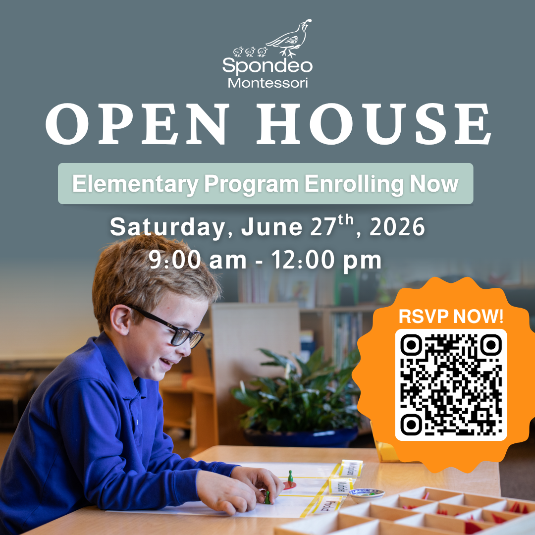 Open house flyer for Elementary Program Enrollment Now, Saturday, June 27, 2026, 9 AM–12 PM, with QR code.