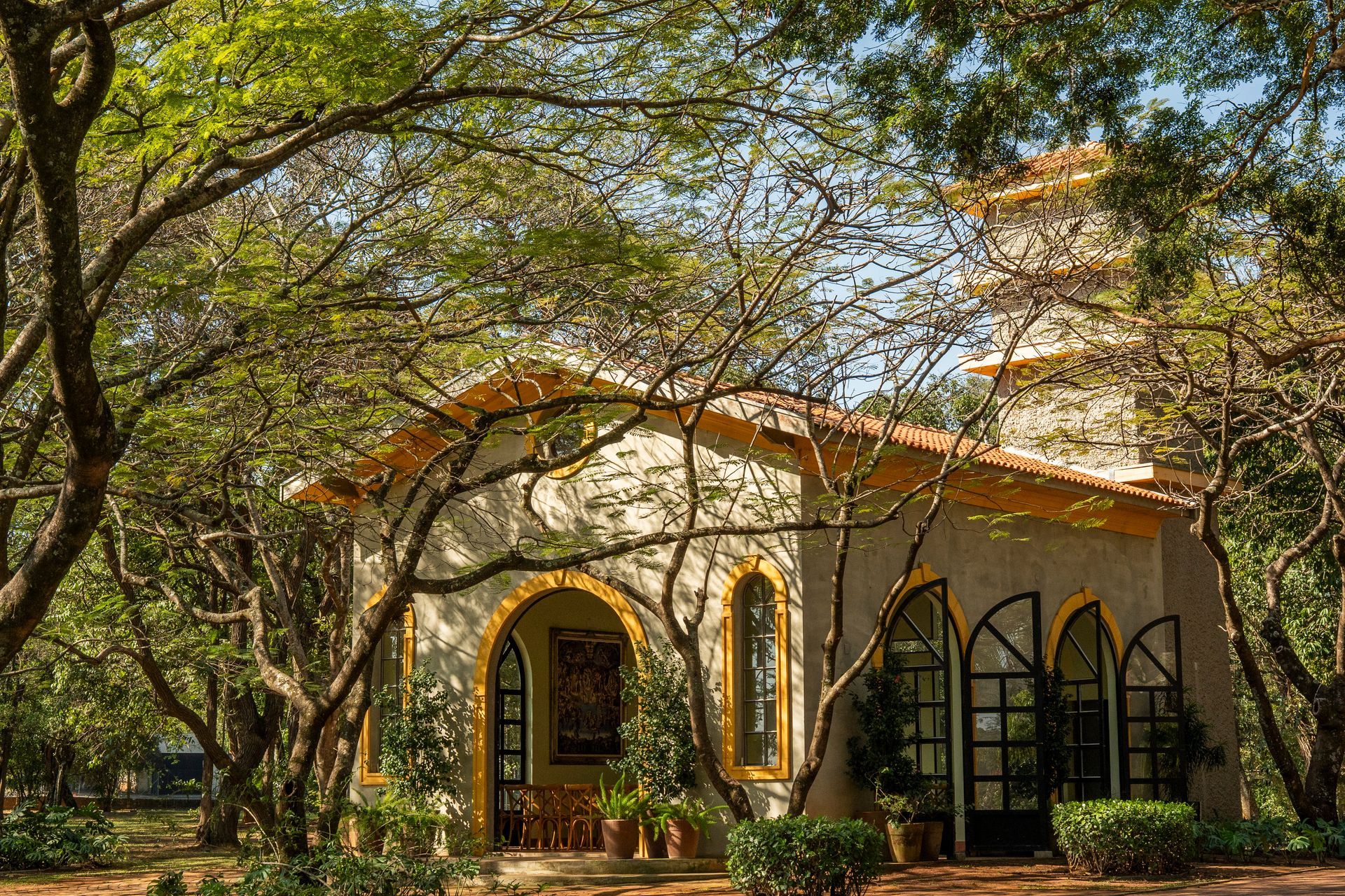 Fazenda com capela para casamento
