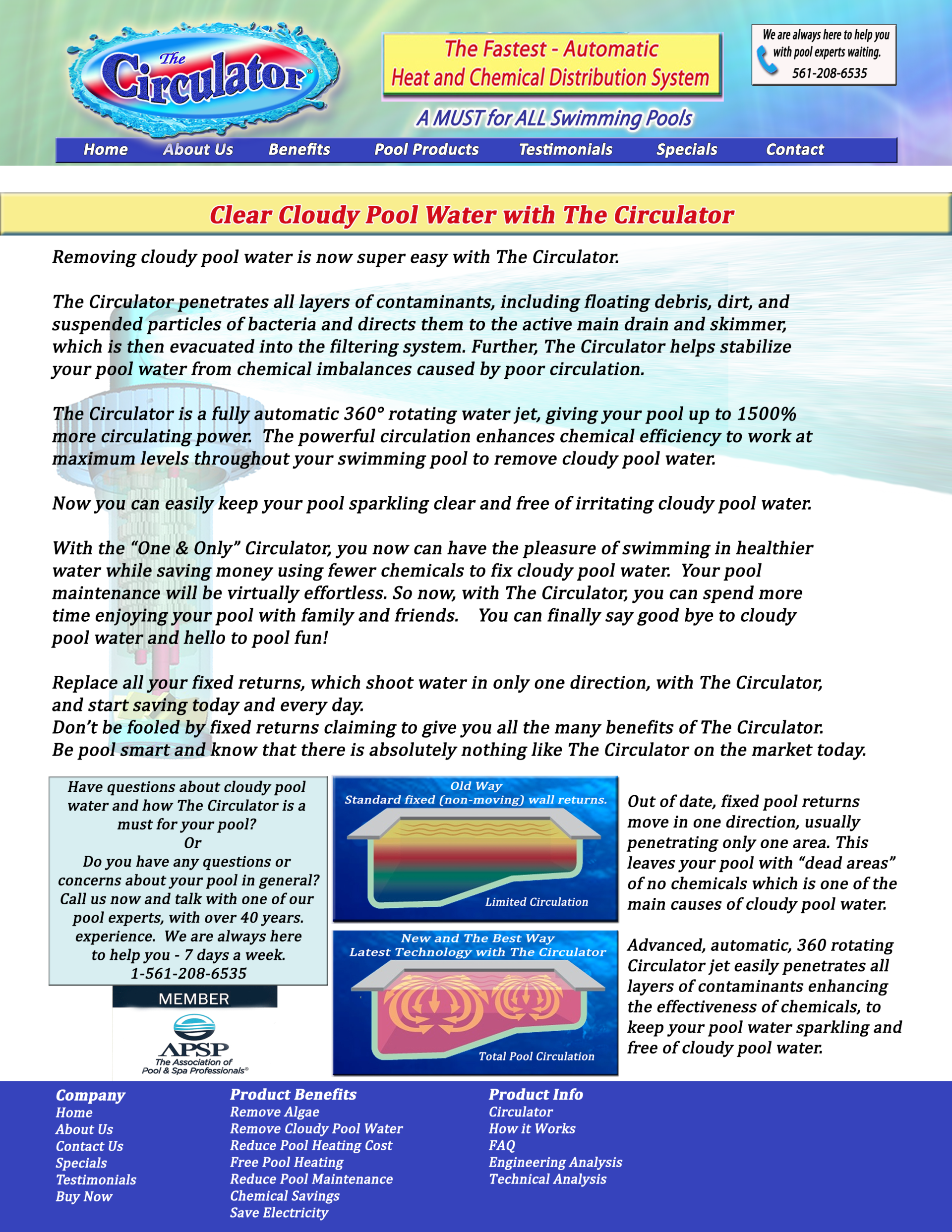 clear cloudy water broschure