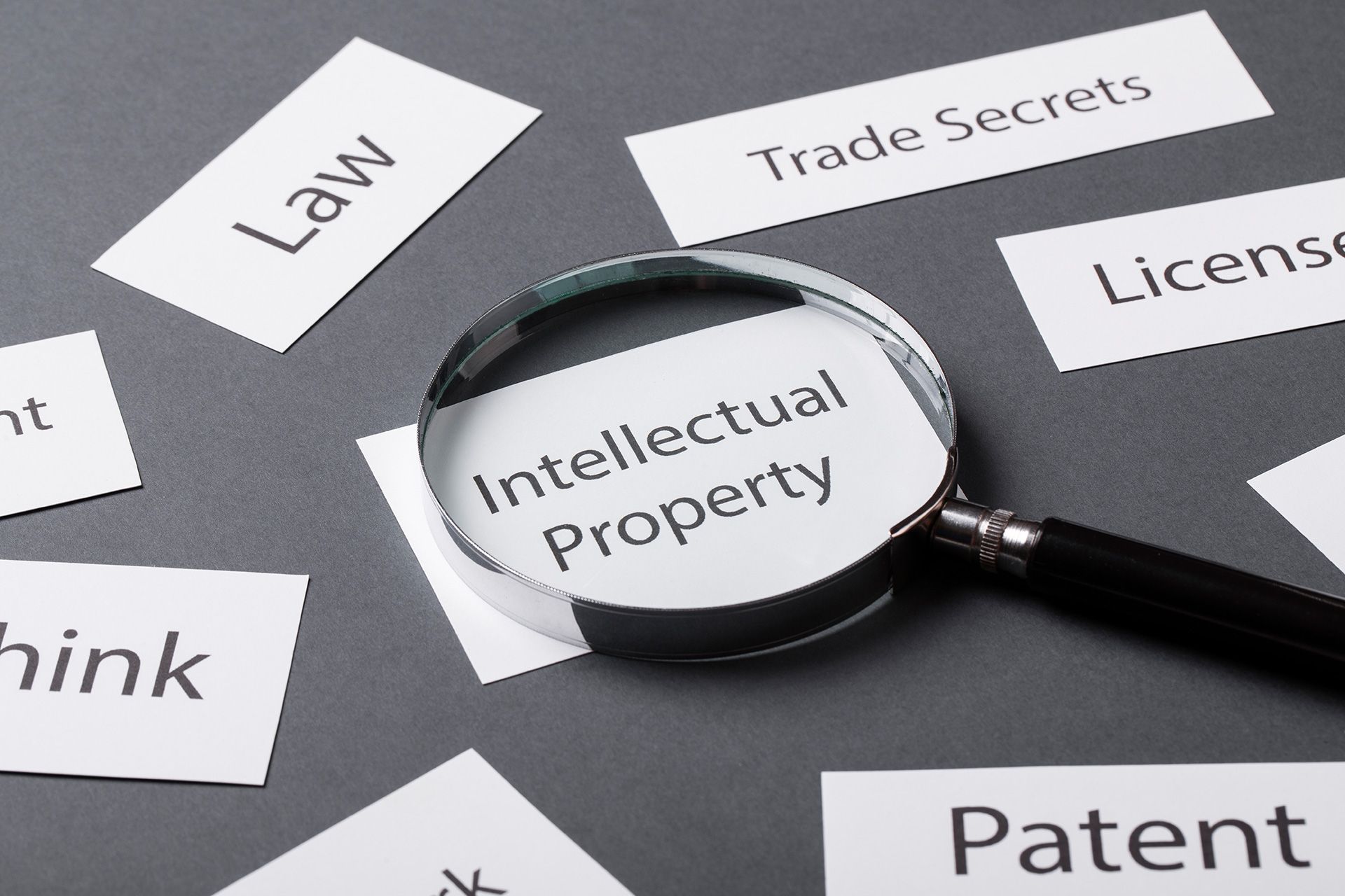 Business owner protecting intellectual property rights
