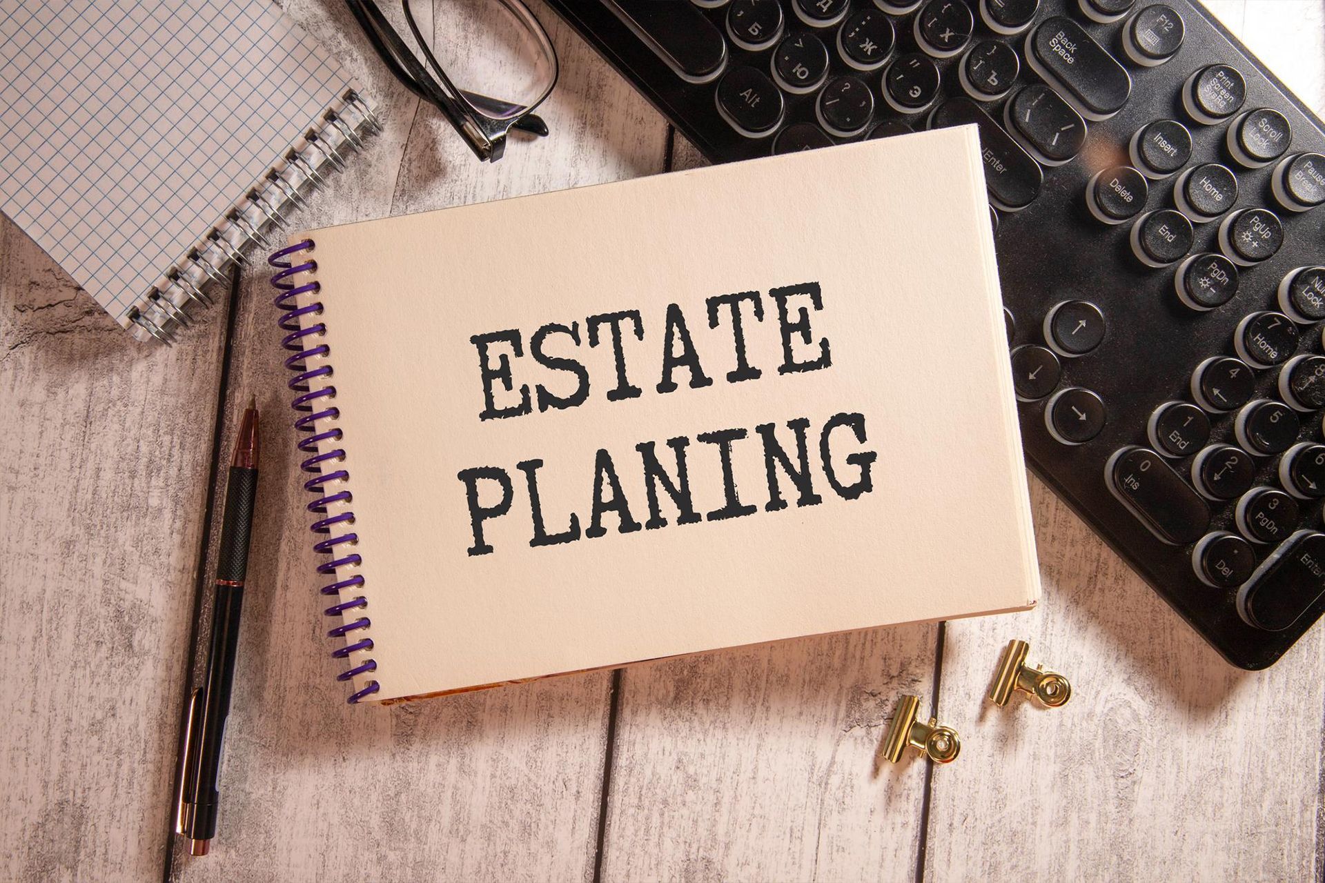 Family reviewing estate and wealth planning documents