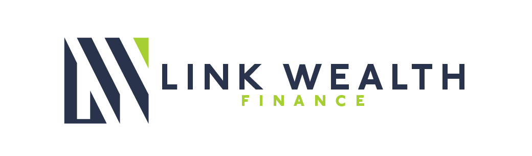 Logo of Link Wealth Finance with a stylized 