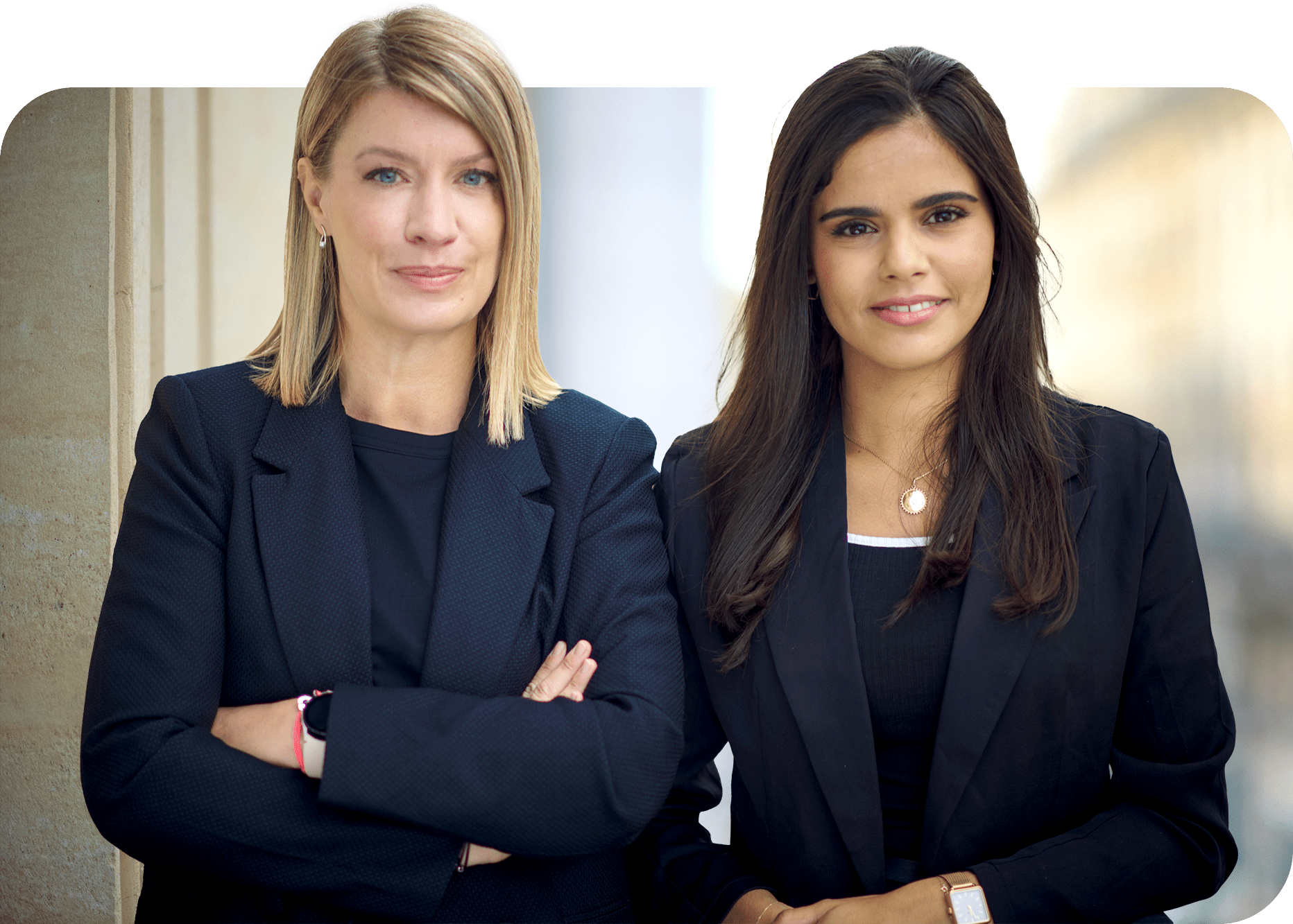 Maître Aurélie Thevenin et Maître Sabrina Raouti, avocates à Paris