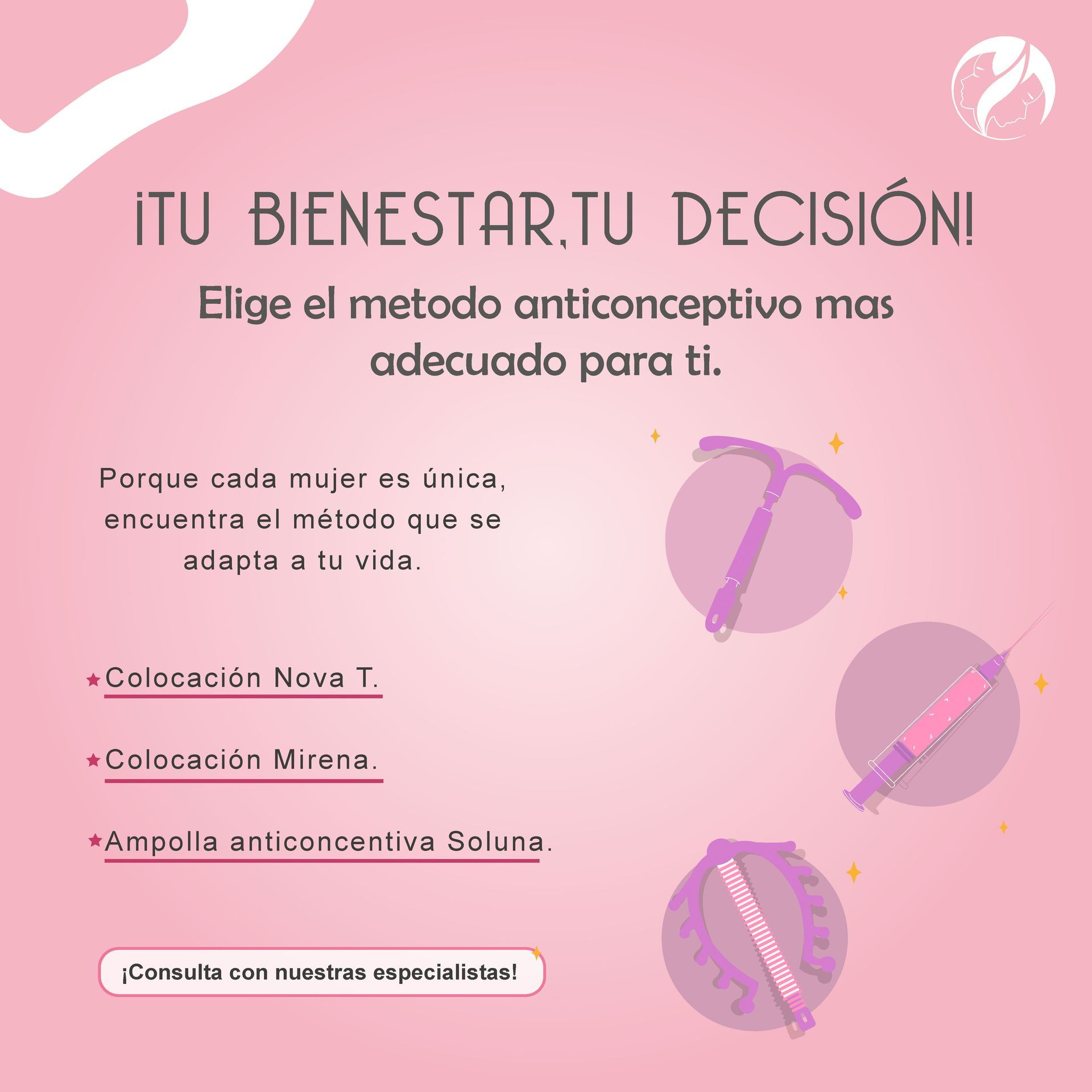 Un cartel rosa que dice que es una buena decisión.