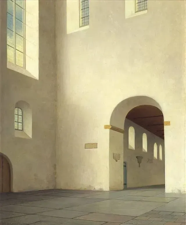 Helmantel Schilderij uit 1995 St. John's Church Utrecht