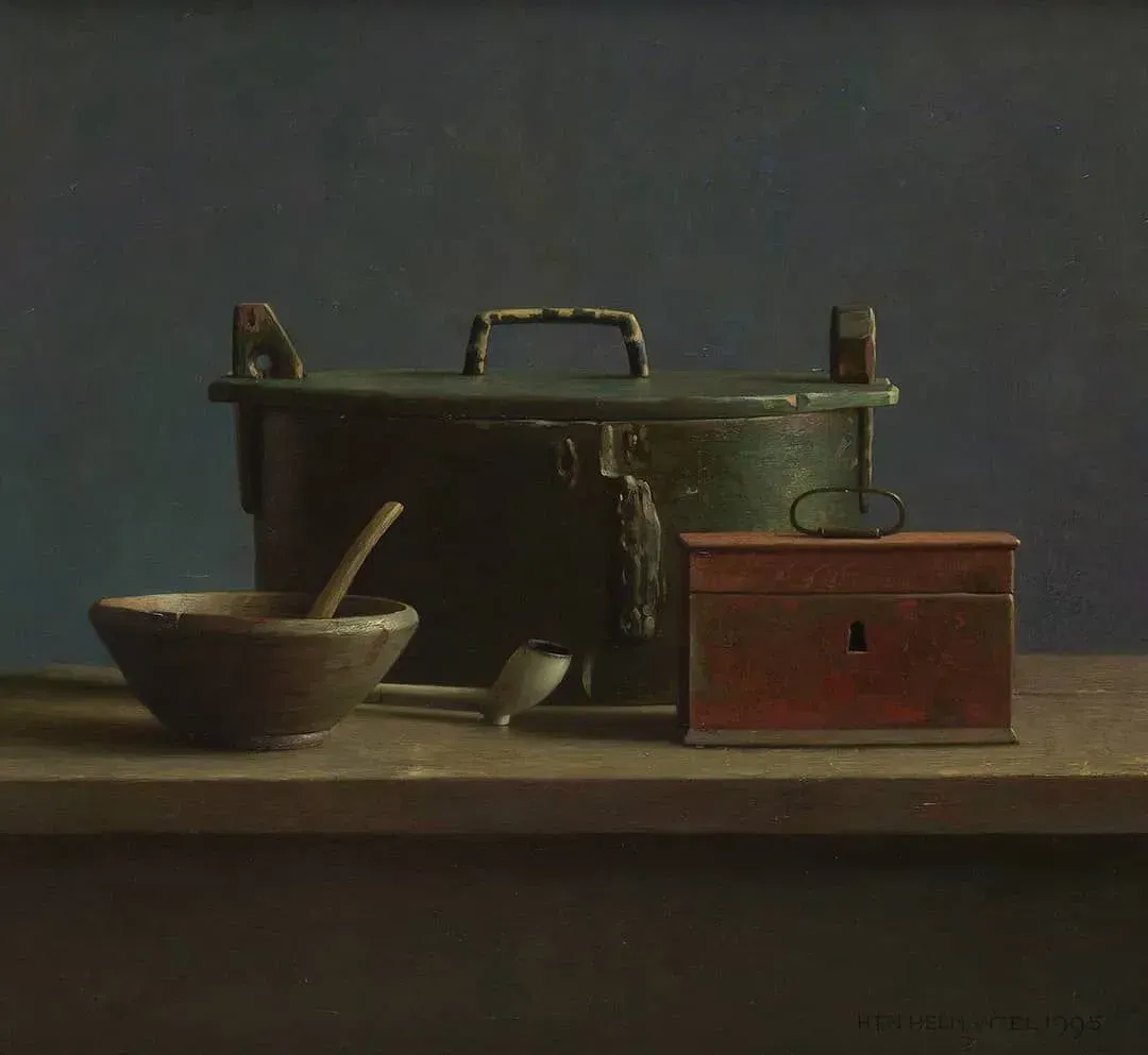 Henk Helmantel 1995 Stilleven met butte