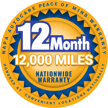 24 Months 24,000 Miles NAPA Auto Care Nationwide Warranty