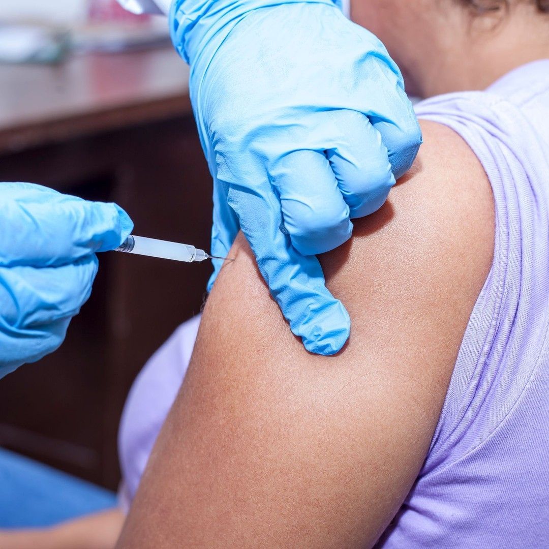 A vitamin injection at Renewed Health and Wellness in Prospect, Connecticut