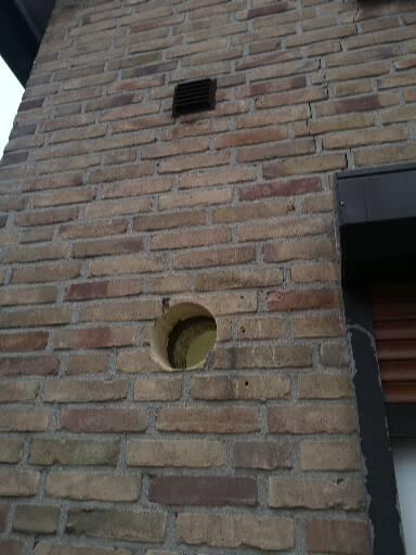 Gat boren afzuigkap 150mm