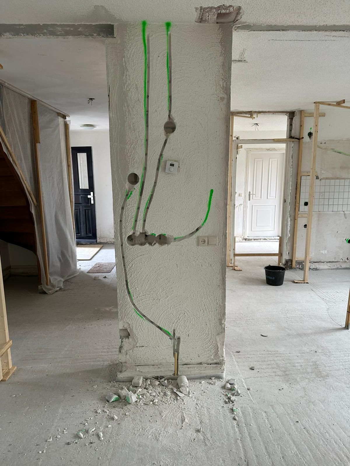 Sleuven frezen muur