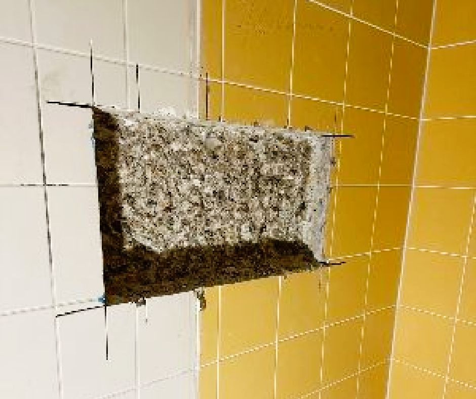 Muurzagen voor nis in muur