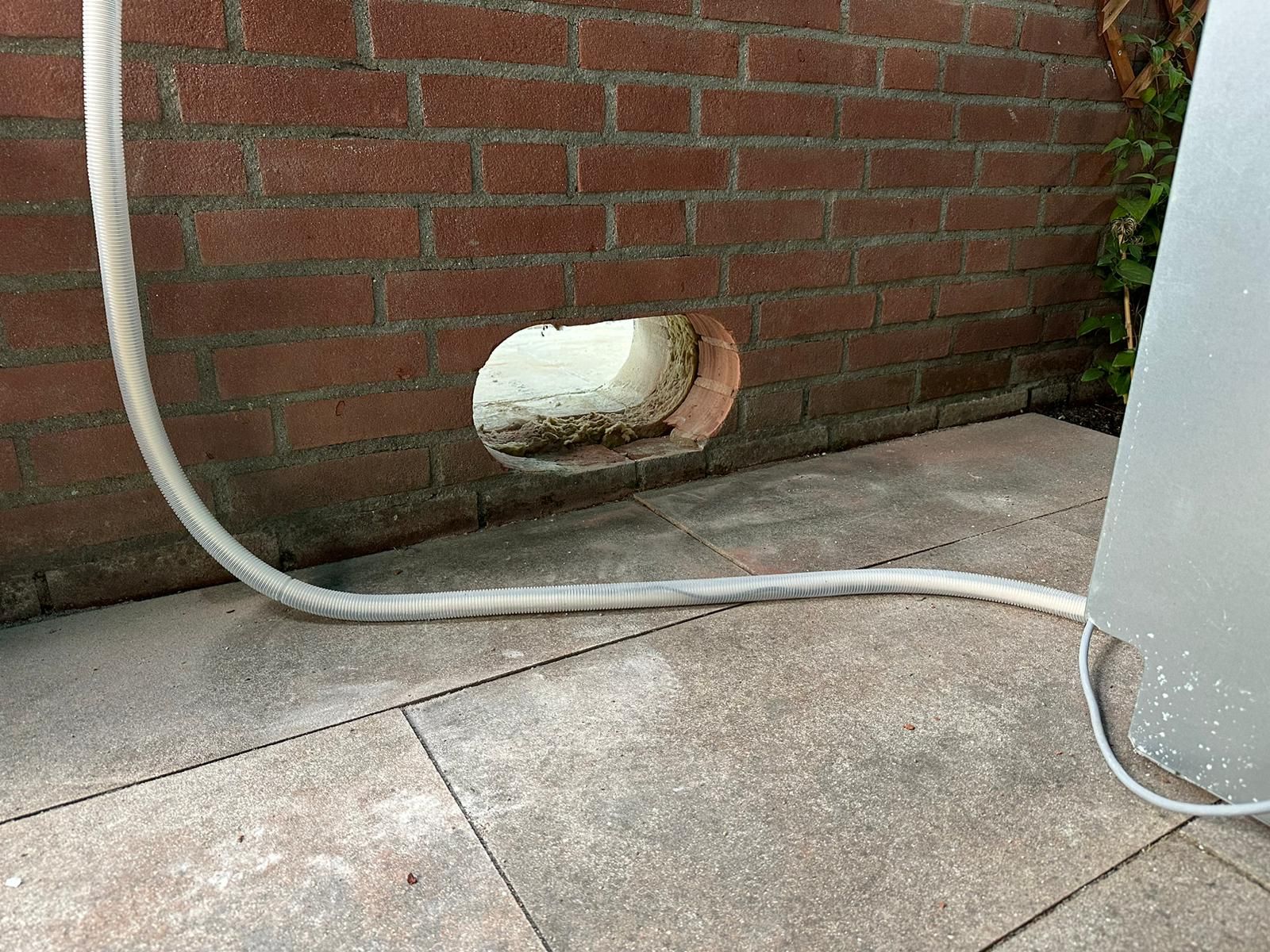 Bora pure afzuigkap doorvoer muur