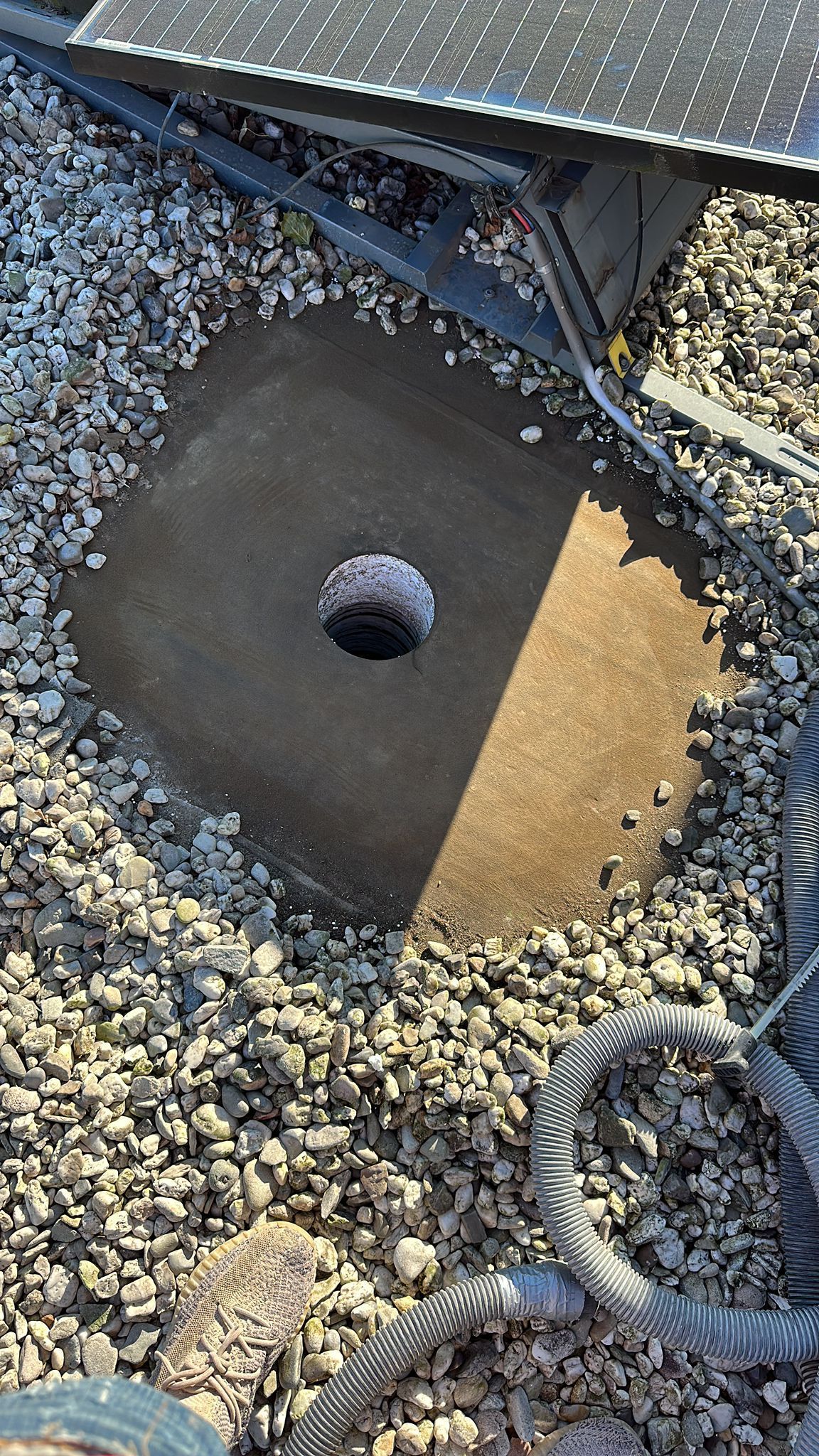 Doorvoer dak bitumen