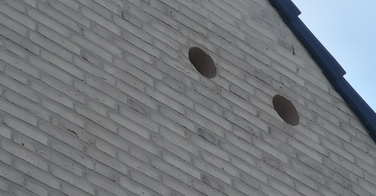 Boorgat voor ventilatie afzuigkap