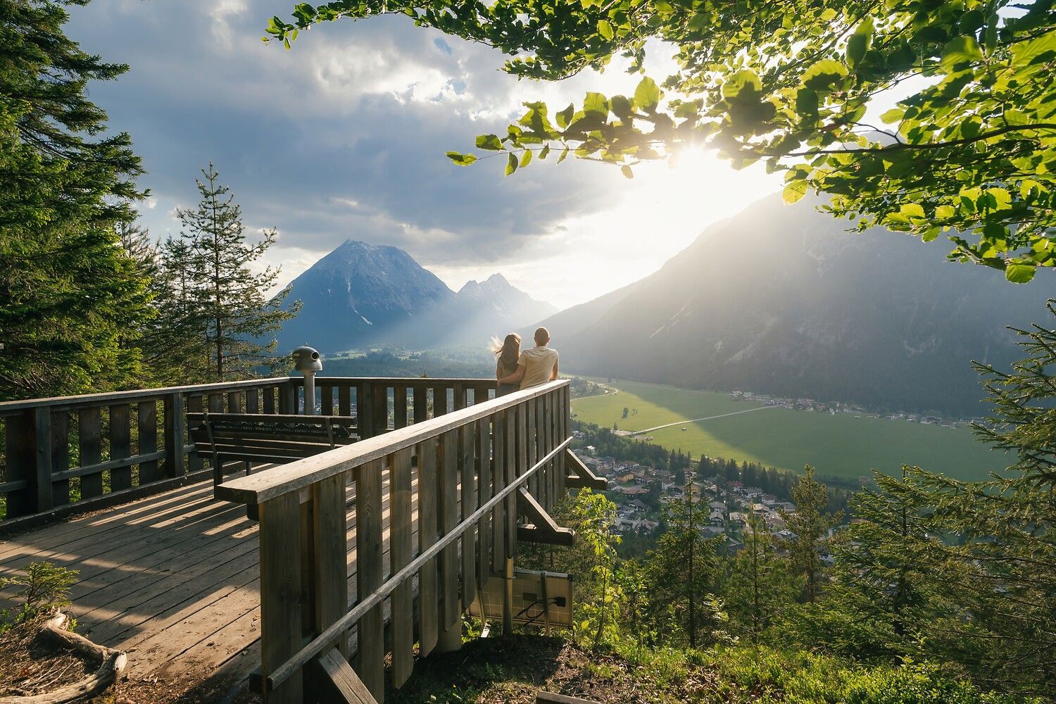 aussicht im leutasch