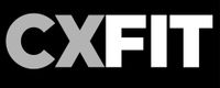 White "CXFIT" logo on a black background