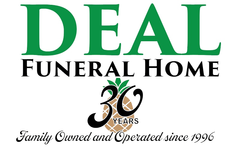 The logo for sample funeral home is shown on a white background.