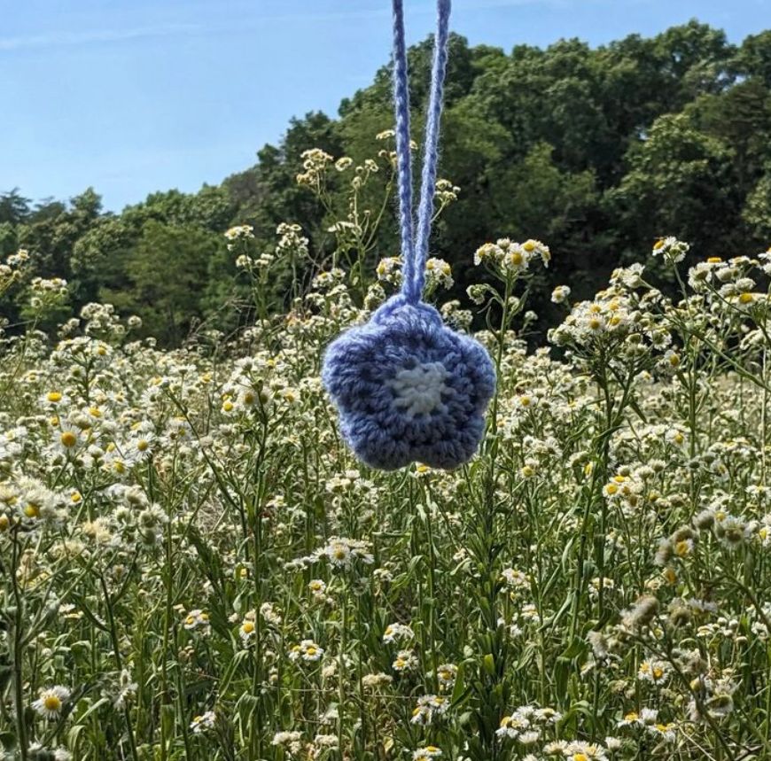 Purple & Blue Flower Air freshener -2 pack