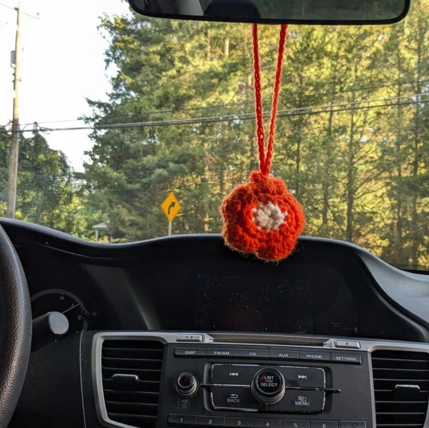 Orange flower Air freshener -Single