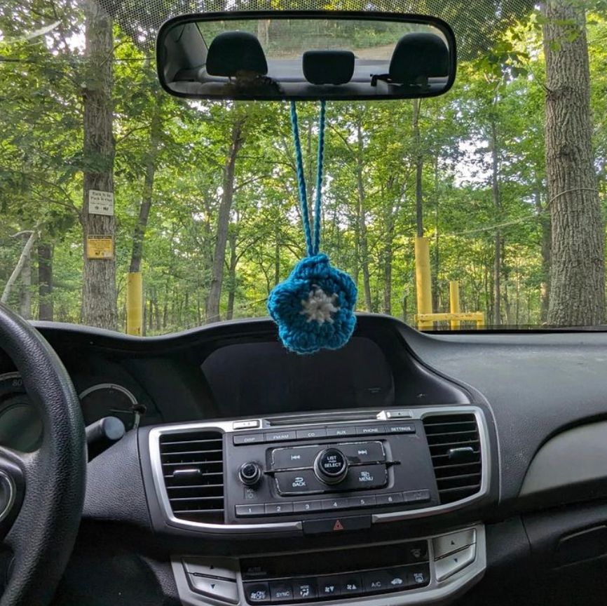 Blue flower Air freshener - Single