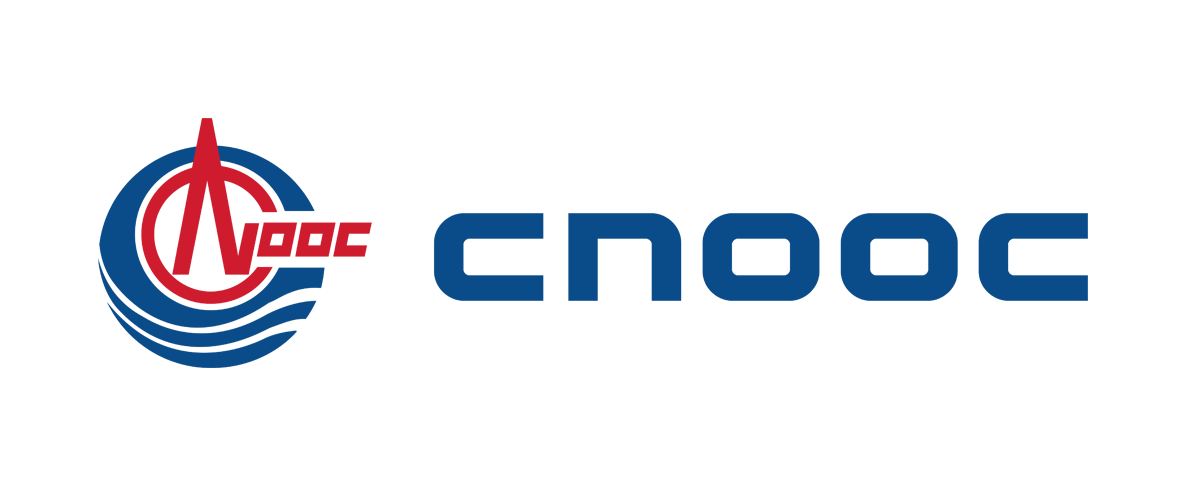 CNOOC corporate logo in blue and red