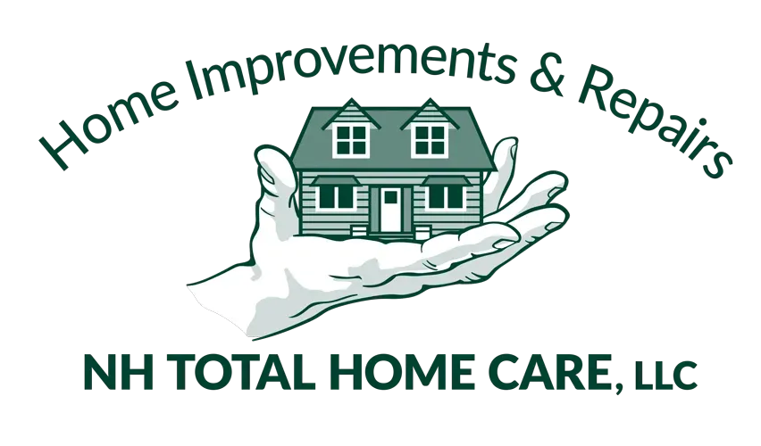 NH Total Home Care, LLC logo with house in hands and “Home Improvements & Repairs” text