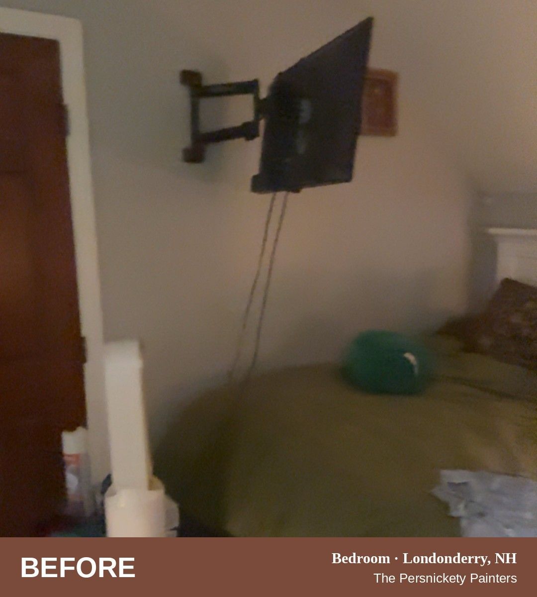 Bedroom after painting, Londonderry, NH - The Persnickety Painters