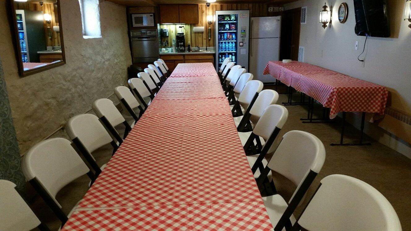 Tables and chairs