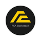 FCA Sports logo in black and gray on a white background
