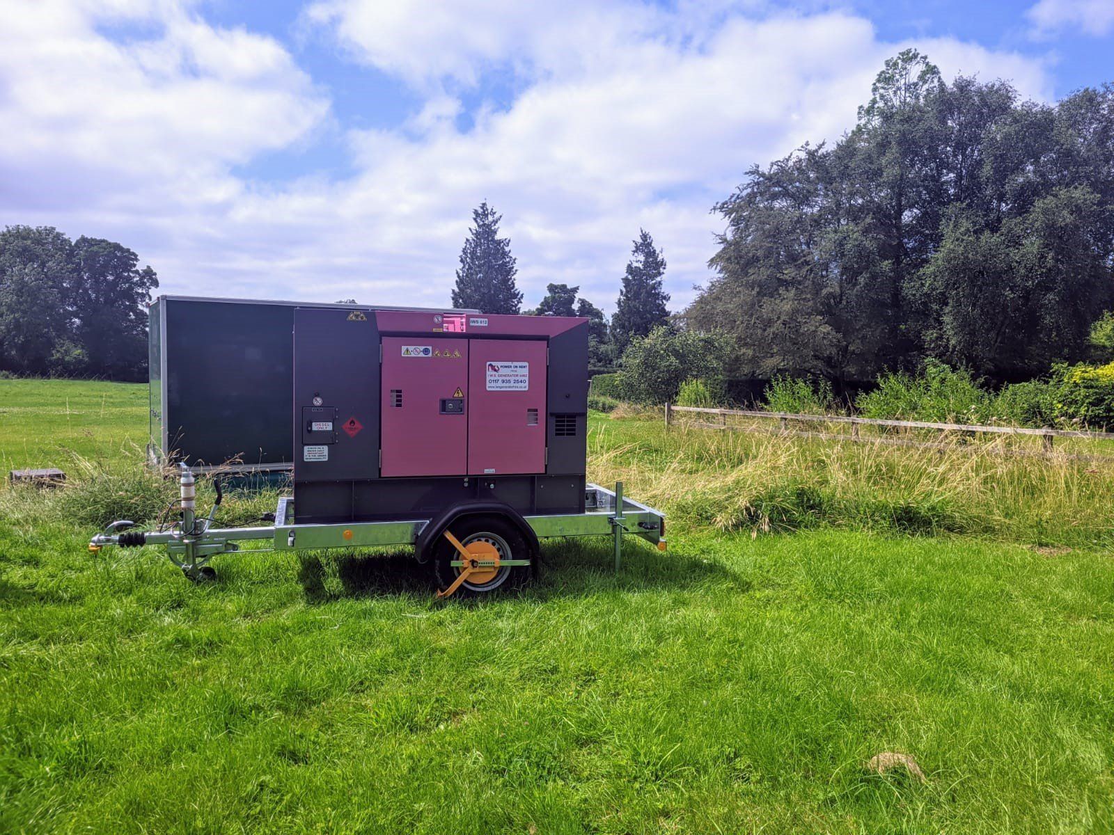 super silent generator hire filming